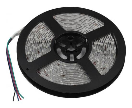 Светодиодная влагозащищенная лента ЭРА 14,4W/m 60LED/m 5050SMD RGB 5M LS5050-14,4-60-24-65-RGB-5m Б0