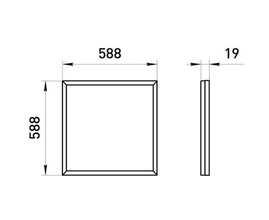 Светодиодная панель Эра SPO-640-3-4K-32 Б0061337, изображение 8