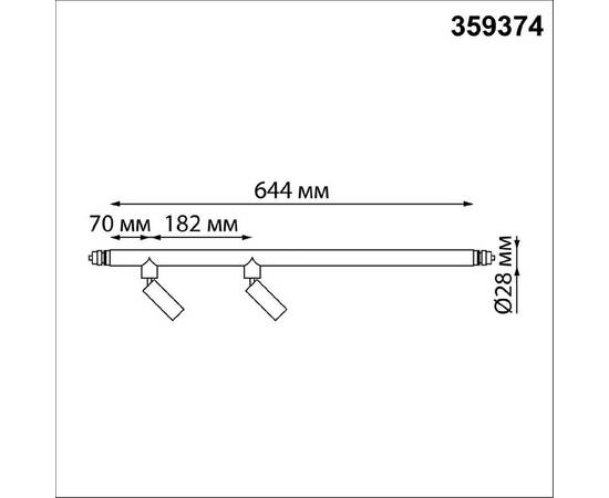 Модульный светодиодный светильник Novotech Konst Glat 359374, изображение 7