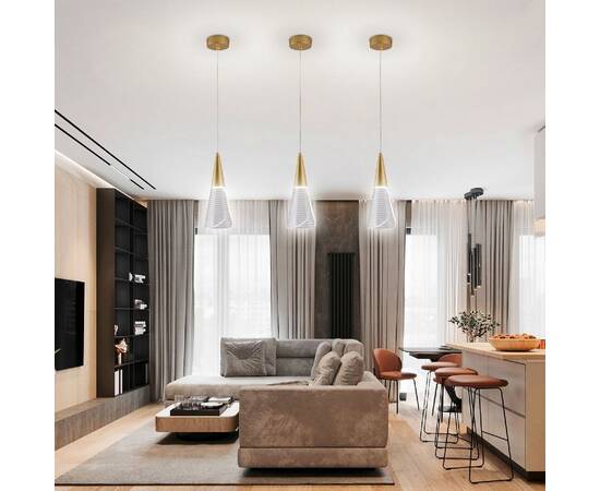 Подвесной светильник Natali Kovaltseva Triangle LED LAMPS 81117/1C, изображение 5