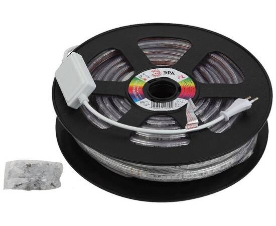Светодиодная лента Эра 220В 5050 7,2Вт/м RGB 20м IP67 LS5050-7,2-30-220-RGB-IP67-20m Б0043096