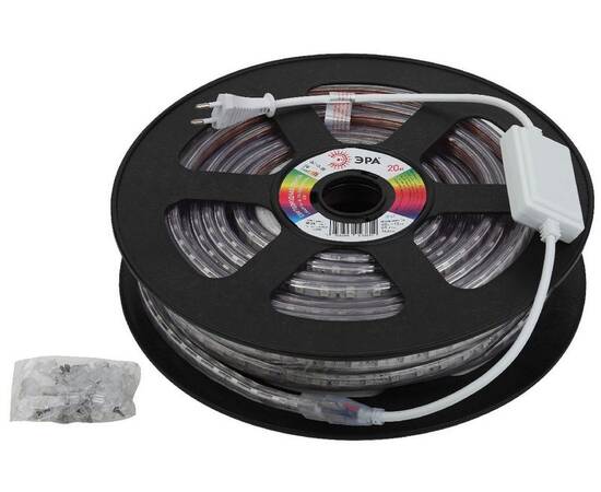 Светодиодная лента Эра 220В 5050 14,4Вт/м RGB 20м IP67 LS5050-14,4-60-220-RGB-IP67-20m Б0043097