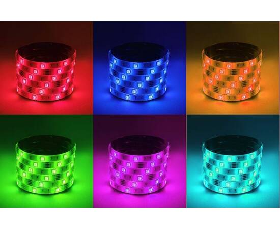Светодиодная лента Эра 12В 5050 5,2Вт/м RGB 5м IP65 LS5050-30LED-IP65-RGB-5m C0043044, изображение 2