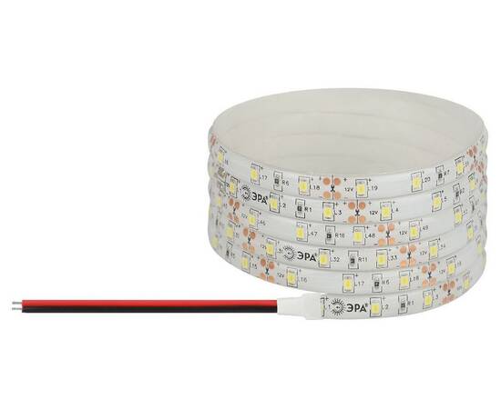 Светодиодная лента Эра 12В 2835 4,8Вт/м 6500K 5м IP65 LS2835-60LED-IP65-W-eco-5m Б0035590, изображение 2