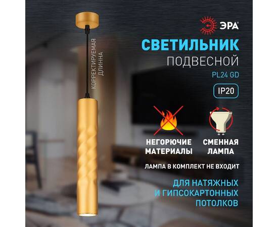 Подвесной светильник Эра PL24 GD Б0059812, изображение 9