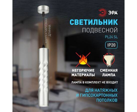 Подвесной светильник Эра PL24 SL Б0059813, изображение 9