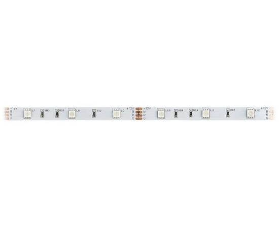 Светодиодная лента Эра 12В 5050 7,2Вт/м RGB 5м IP20 LS5050-7,2-30-12-RGB-IP20-2year-5m KU-5050AD-30D, изображение 4