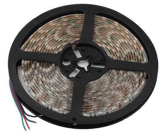Светодиодная лента Эра 12В 5050 14,4Вт/м RGB 5м IP65 LS5050-14,4-60-12-RGB-IP65-2year-5m KU-5050AD-6