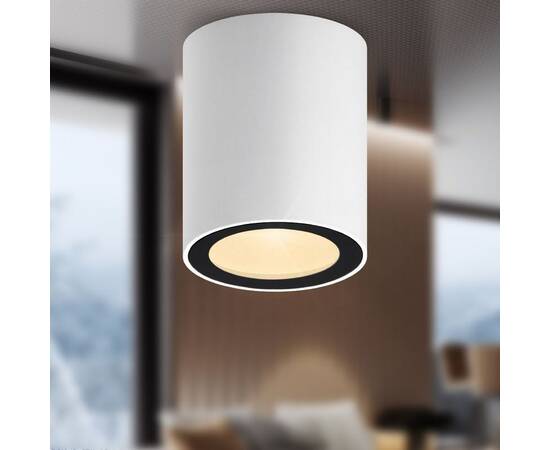 Накладной светильник Эра OL48 WH/BK Б0059799, изображение 8