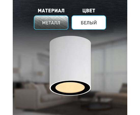 Накладной светильник Эра OL48 WH/BK Б0059799, изображение 11