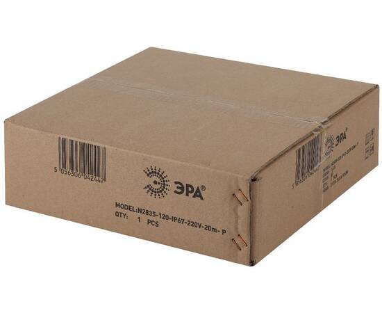 Светодиодная неоновая лента Эра 220В 2835 7Вт/м розовый 20м IP67 N2835-120-IP67-220V-20m-P Б0043078, изображение 2