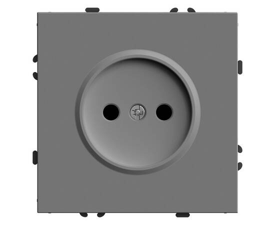 Розетка 1-местная с защитной шторкой Stekker RST16-5109-10 Эмили 49954