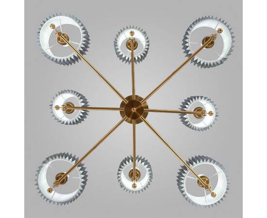 Люстра на штанге Eurosvet Notturno 60162/8 латунь Smart a065666, изображение 3