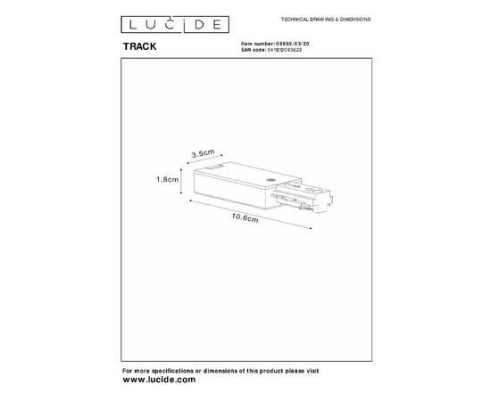Источник питания Lucide Track 09950/03/30, изображение 6