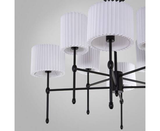 Люстра на штанге Eurosvet Notturno 60162/8 черный Smart a065663, изображение 2