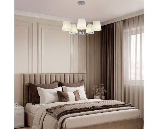 Подвесная люстра Eurosvet Amaretto 60155/5 хром a065002, изображение 4