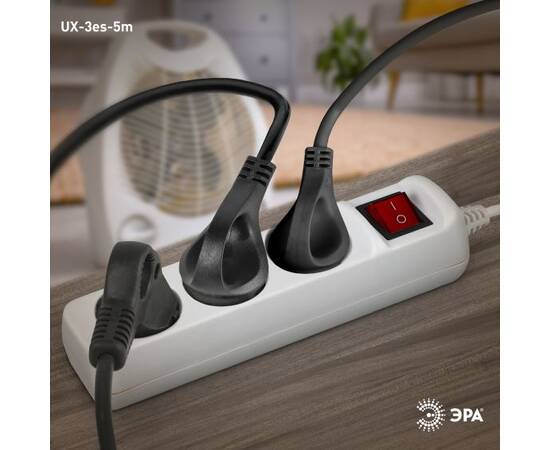 Удлинитель ЭРА UX-3es-5m Б0035755, изображение 6