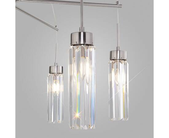 Подвесная люстра Eurosvet Gilian 60163/6 никель Smart a065758, изображение 2