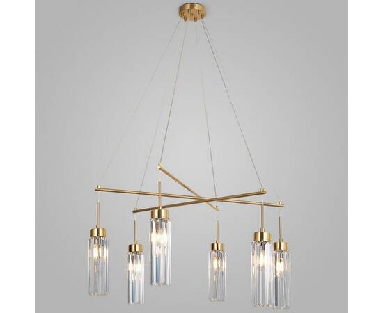 Подвесная люстра Eurosvet Gilian 60163/6 латунь Smart a065757, изображение 3