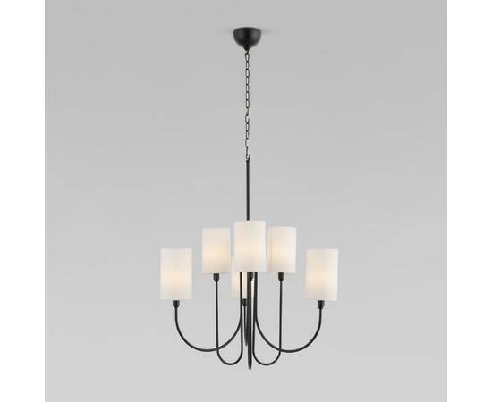 Подвесная люстра Eurosvet Abbey 60164/6 черный Smart a065746