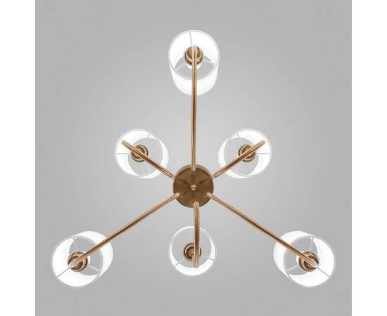 Подвесная люстра Eurosvet Abbey 60164/6 латунь Smart a065745, изображение 3