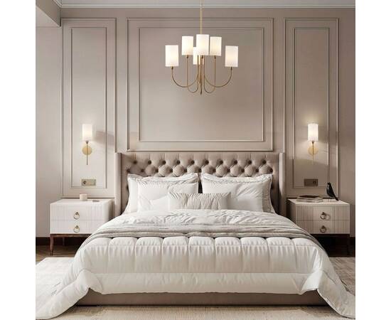 Подвесная люстра Eurosvet Abbey 60164/6 латунь Smart a065745, изображение 4