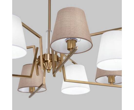 Люстра на штанге Eurosvet Ozark 60149/8 латунь Smart a064981, изображение 4