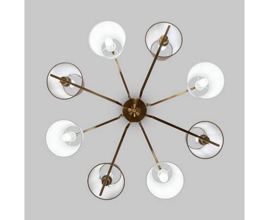 Люстра на штанге Eurosvet Ozark 60149/8 латунь Smart a064981, изображение 5