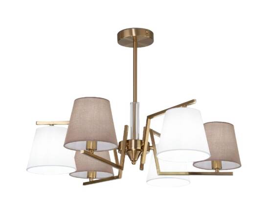 Люстра на штанге Eurosvet Ozark 60149/6 латунь Smart a064975