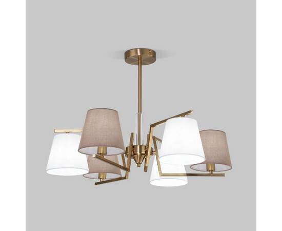 Люстра на штанге Eurosvet Ozark 60149/6 латунь Smart a064975, изображение 3