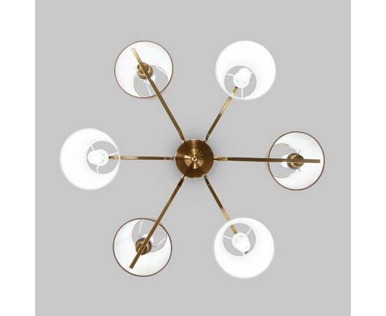 Люстра на штанге Eurosvet Ozark 60149/6 латунь Smart a064975, изображение 5