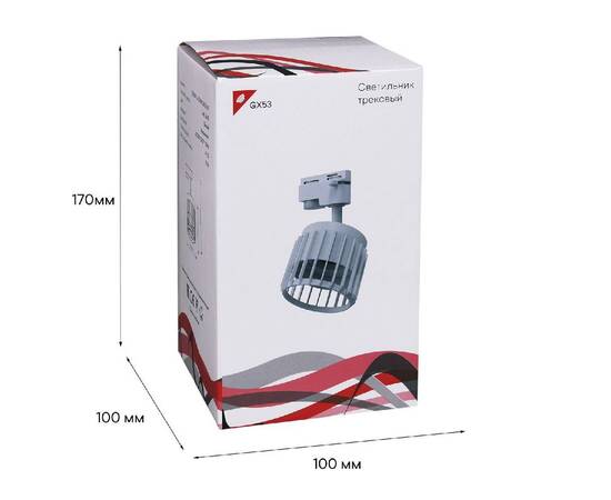 Трековый однофазный светильник Reluce 53018-9.3-001MN GX53 WT, изображение 3