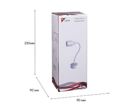 Гибкое бра Reluce 86202-9.2-001MN LED5W WT, изображение 3