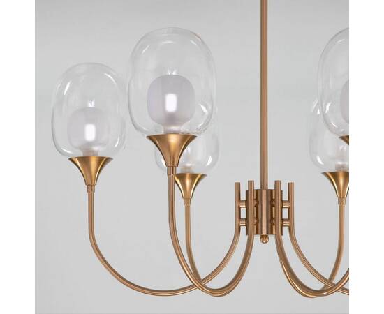 Люстра на штанге Eurosvet Spritz 70217/6 латунь Smart a064749, изображение 2