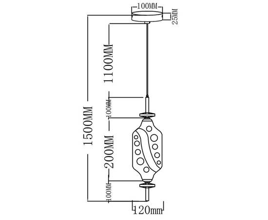 Подвесной светильник Moderli Tale V10909-PL, изображение 5