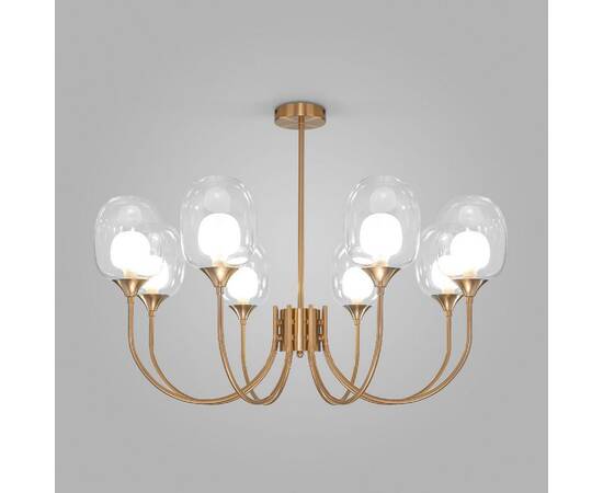 Люстра на штанге Eurosvet Spritz 70217/8 латунь Smart a064748