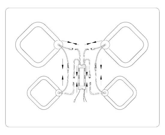 Потолочная люстра Ambrella Light Acrylica Original FA3822, изображение 10
