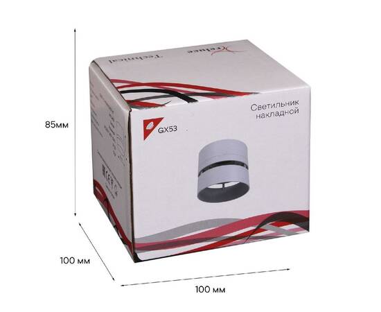 Накладной светильник Reluce 53017-9.5-001MN GX53 WT, изображение 3