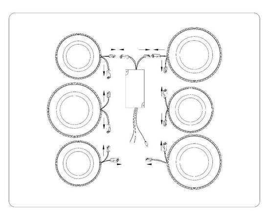 Потолочная люстра Ambrella Light Acrylica Original FA8872, изображение 8