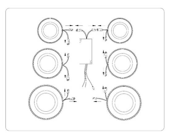Потолочная люстра Ambrella Light Acrylica Original FA8874, изображение 9