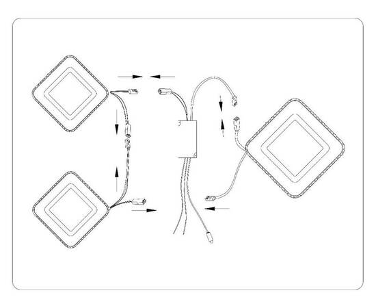 Потолочная люстра Ambrella Light Acrylica Original FA8877, изображение 9