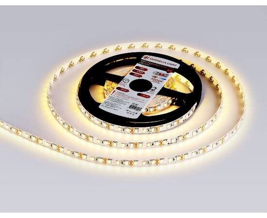 Светодиодная лента Ambrella Light LED Strip 12В 2835 9,6Вт/м 3000K 5м IP20 GS1101, изображение 4