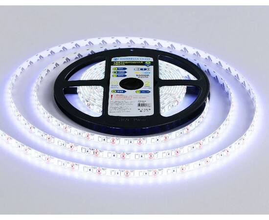 Светодиодная лента Ambrella Light LED Strip 12В 2835 9,6Вт/м 6500K 5м IP65 GS1203, изображение 4