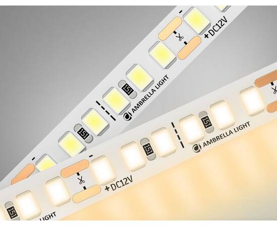 Светодиодная лента Ambrella Light LED Strip 12В 2835 14,4Вт/м 3000K 5м IP20 GS1301