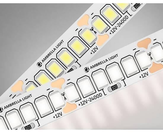 Светодиодная лента Ambrella Light LED Strip 12В 2835 17Вт/м 4500K 5м IP20 GS1402