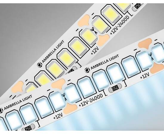 Светодиодная лента Ambrella Light LED Strip 12В 2835 19,2Вт/м 6500K 5м IP20 GS1503