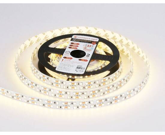 Светодиодная лента двухрядная Ambrella Light LED Strip 12В 2835 19,2Вт/м 3000K 5м IP20 GS1601, изображение 4