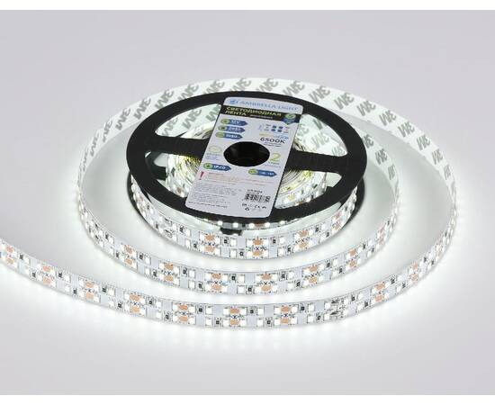 Светодиодная лента двухрядная Ambrella Light LED Strip 12В 2835 19,2Вт/м 6500K 5м IP20 GS1603, изображение 4