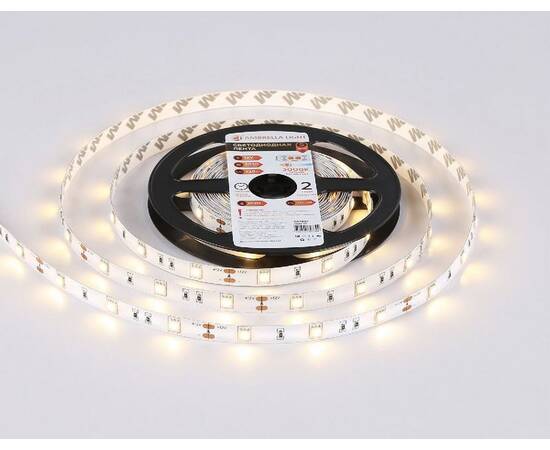 Светодиодная лента Ambrella Light LED Strip 12В 5050 7,2Вт/м 3000K 5м IP20 GS1801, изображение 4