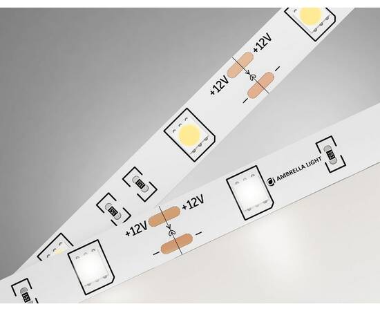 Светодиодная лента Ambrella Light LED Strip 12В 5050 7,2Вт/м 4500K 5м IP20 GS1802